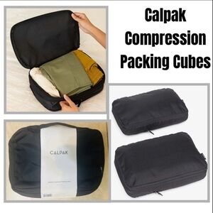 Calpak Medium Compression Packing Cubes in Black